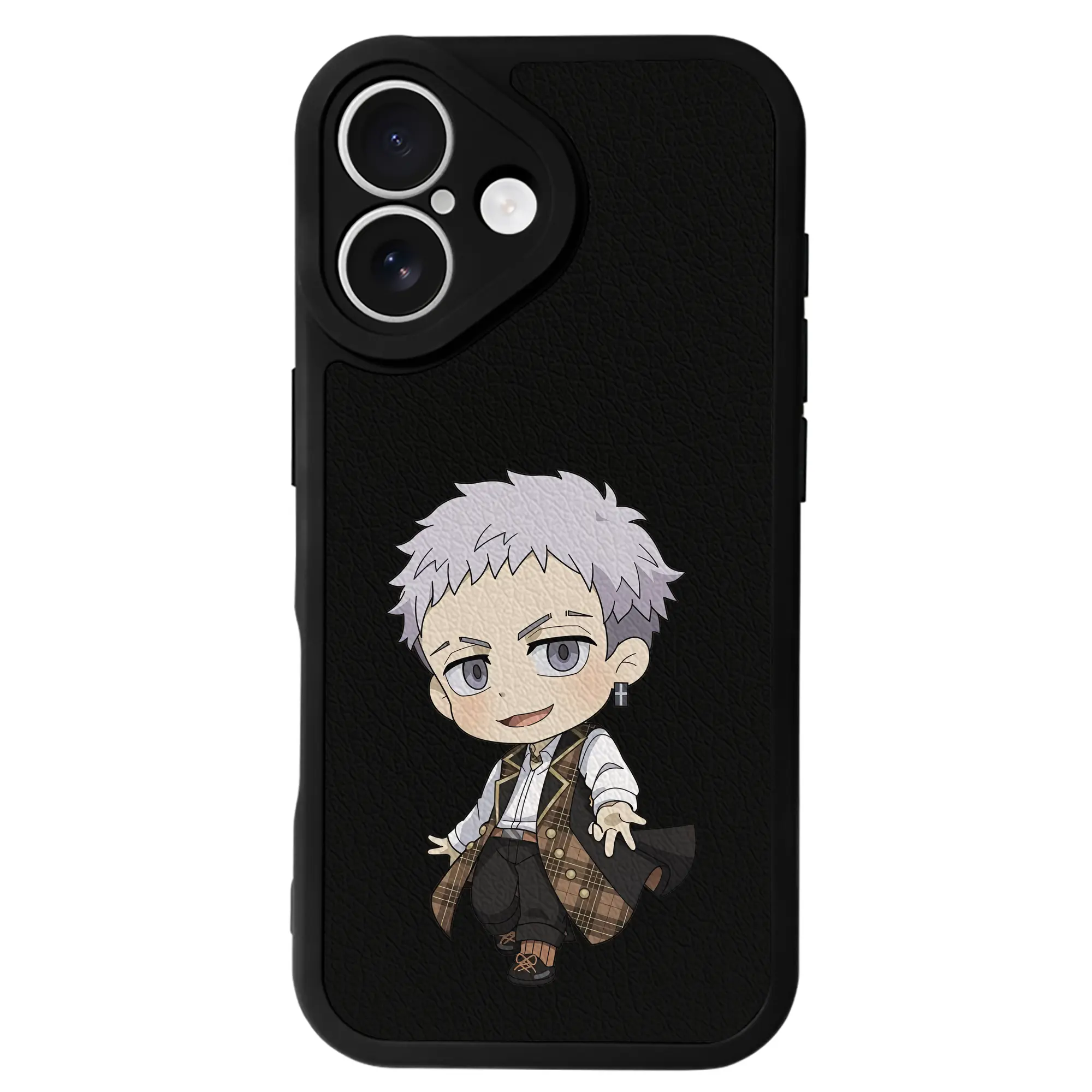 東京リベンジャーズ グッズ,三ツ谷隆 - IPhone 16シリーズ対応 ・ シリコンスマホケース ・ レザー調 ・ 高精度フィット ・ 耐衝撃 ・ ワイヤレス充電対応 ・ 精密カット